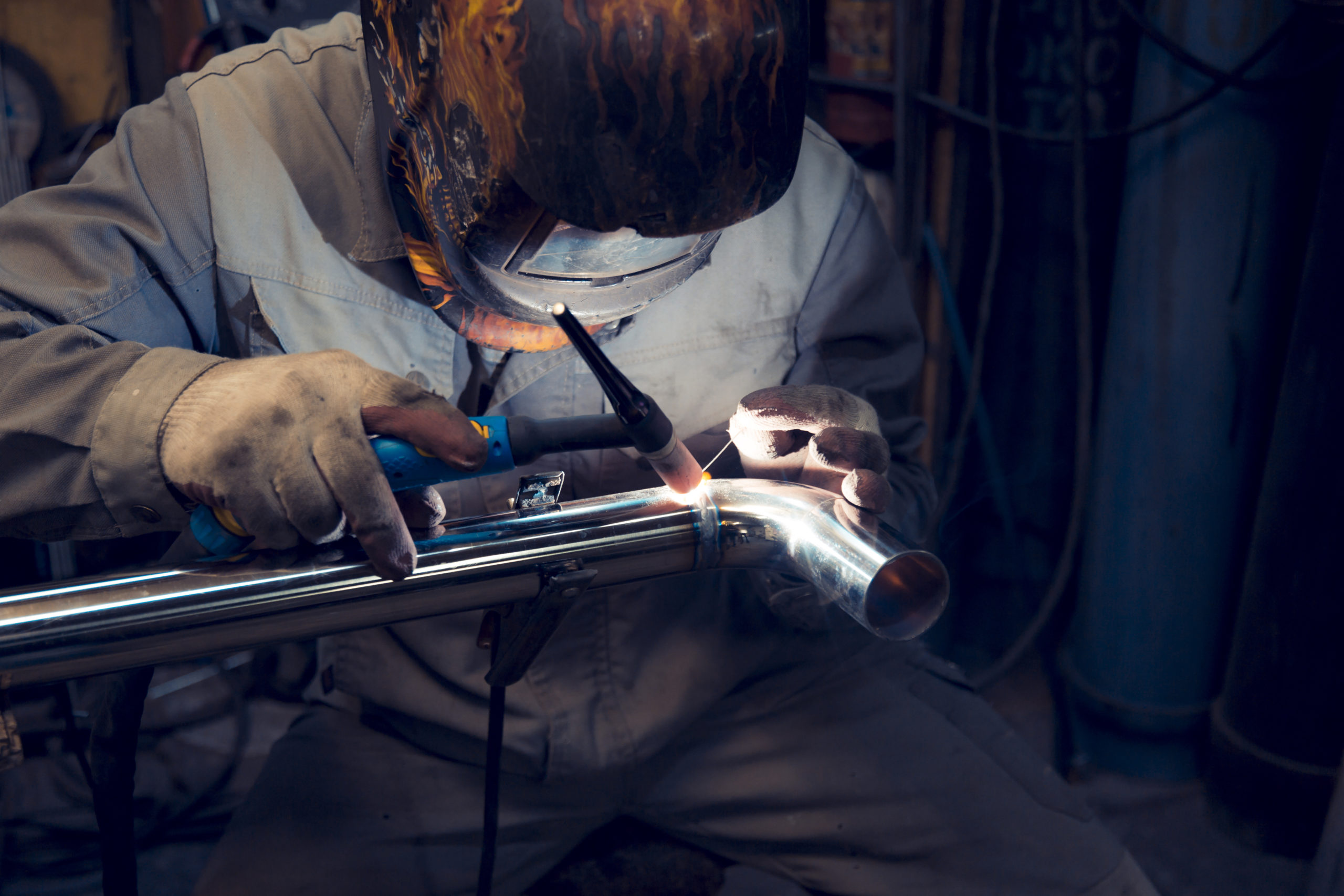 tig welding stainless steel pipe